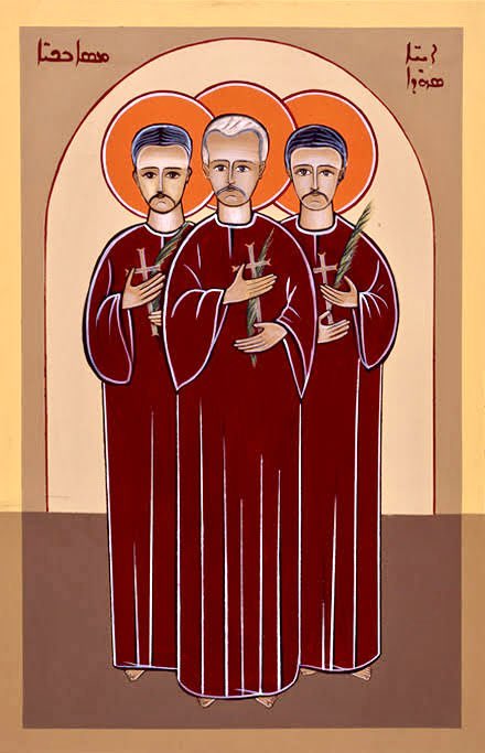 Saint__Charbel's tweet image. HAPPY FEAST DAY FOR THE MARONITE MASSABKI MARTYRS
May the Maronite Massabki Martyrs faith, zeal and passion be the light that leads us closer to Our Lord Jesus and His teachings.
Press on the link below for the Maronite Massabki Martyrs history:
ourladysmaronite.org/the-martyrs-of…