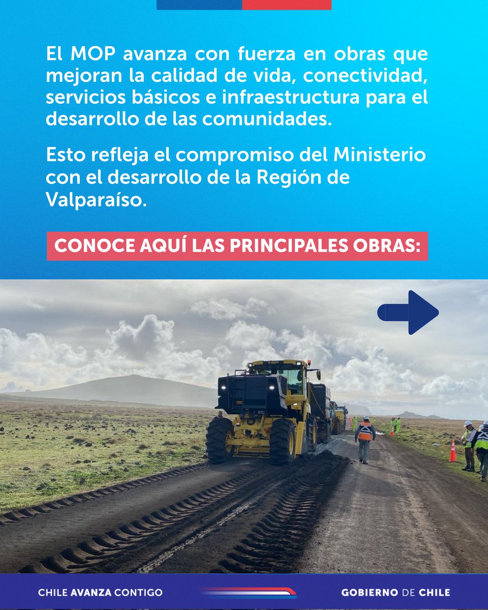 MOPValparaiso's tweet photo. #ObrasMOP | Al primer semestre de 2025, como MOP Valparaíso alcanzamos un 47,4% de ejecución presupuestaria, superando la meta programada de 42%. Esto representa más de $110 mil millones invertidos en diferentes áreas. Aquí te comentamos algunas de las principales obras 👇 https://t.co/7brEo7btGq