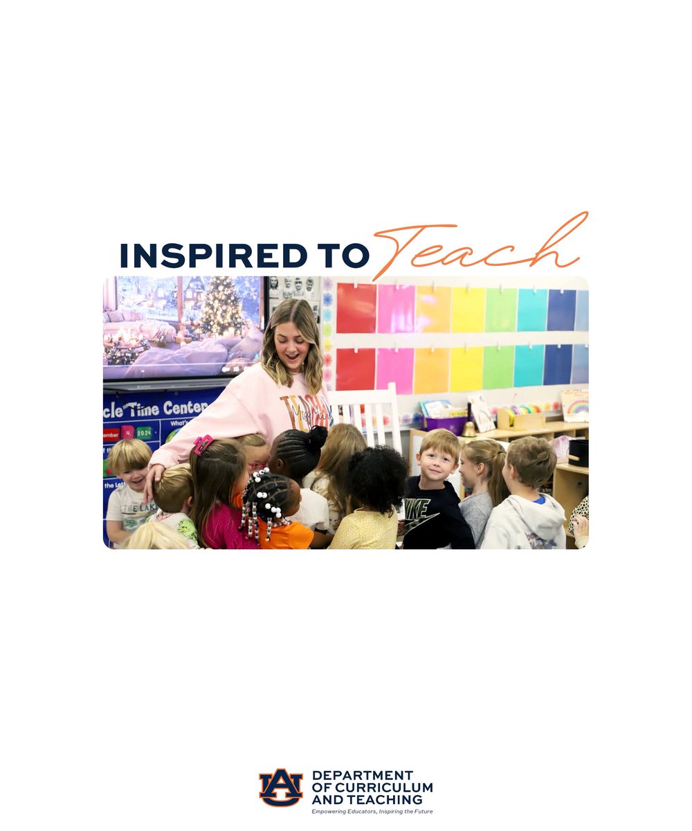 Kennedy McClure, an early childhood education major, is following in her mother’s footsteps and making her dream of becoming a teacher a reality here at Auburn.

📚 Read more about Kennedy’s journey and how Auburn is shaping the next generation of educators.