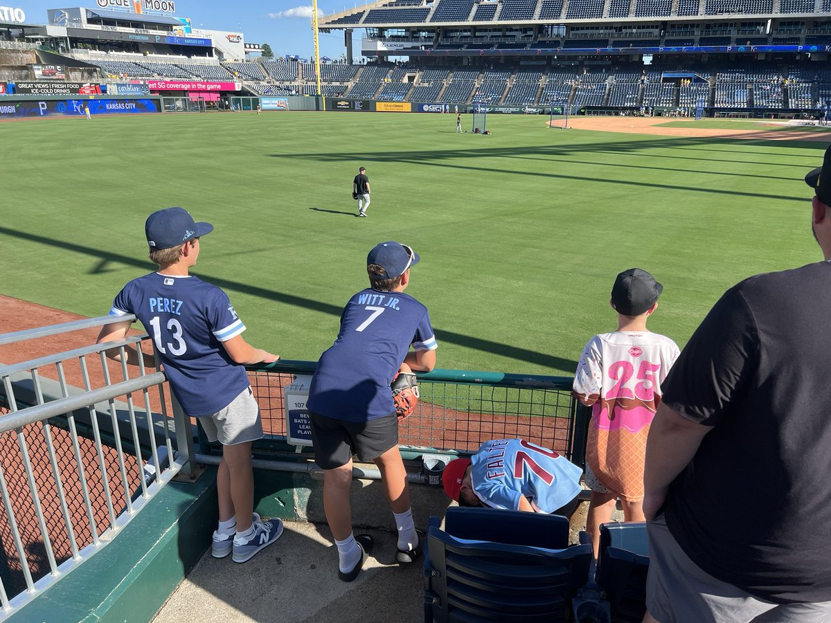 Beau Welch (@beauwelchad) on Twitter photo Celebrating a late birthday with a father/son trip to a <a href="/Royals/">Kansas City Royals</a> game with my buddy Baron! ⚾️ Celebrating a late birthday with a father/son trip to a <a href="/Royals/">Kansas City Royals</a> game with my buddy Baron! ⚾️