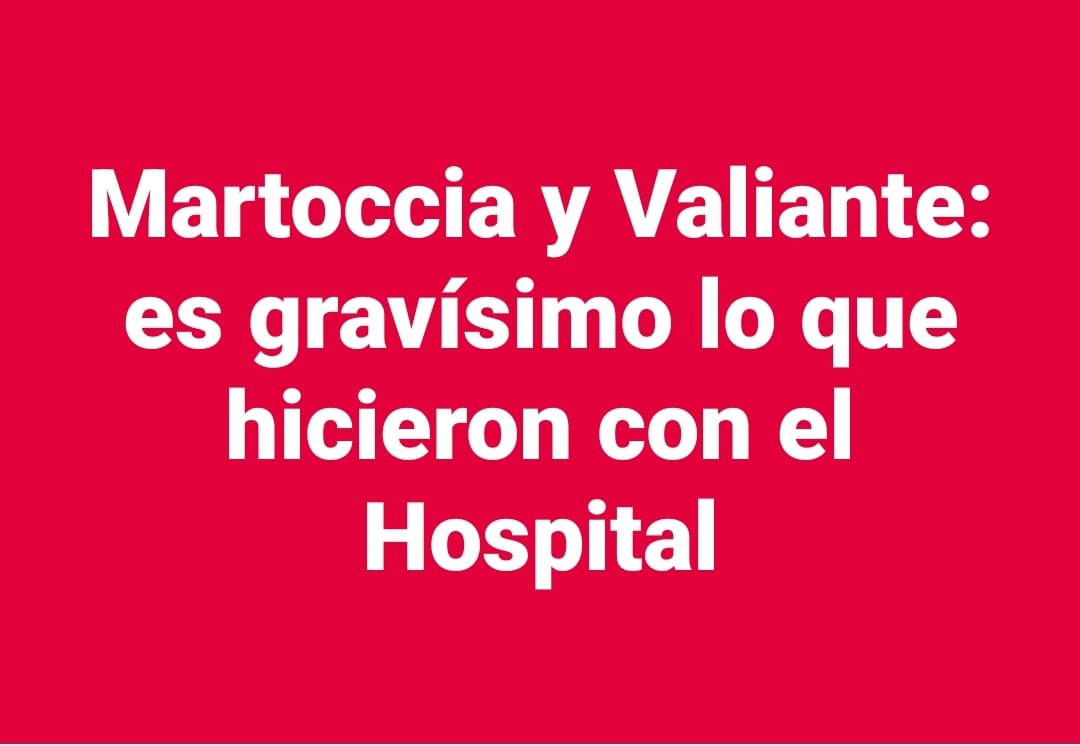 ⛔¿Quién responde por el desvío de cápitas de PAMI que desfinancia al Hospital Ferreyra? 💵🤡 El responsable de PAMI Saúl Martoccia, con el cjal de LLA Mariano Valiente son apuntados por el desvío del Hospital hacia la clínica privada Cruz Azul.🆘+info  lanuevacomuna.com
