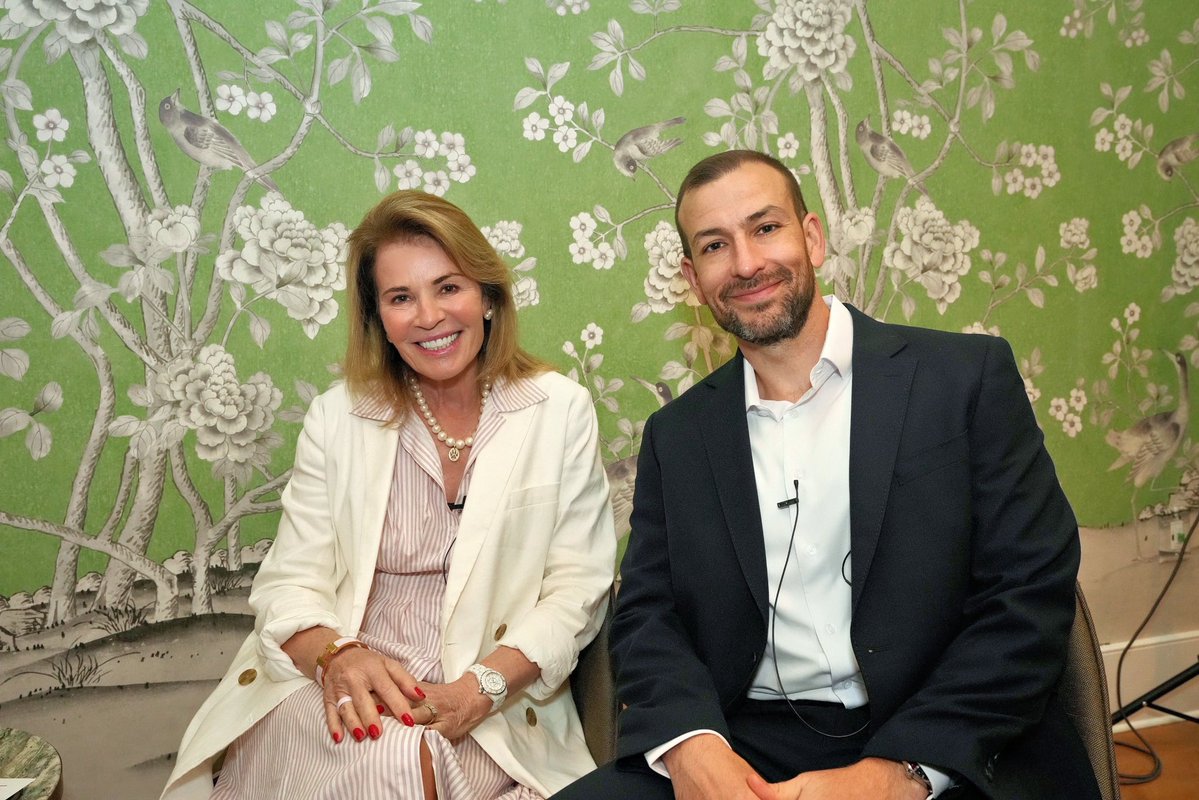 WashingtonAINet's tweet image. .@GeneralCatalyst Institute president @TeresaCarlson & former DoD Office of Strategic Capital director Dr. Jason Rathje sit down with WAIN for a live podcast taping with @haddadmedia on the future of US national security.
