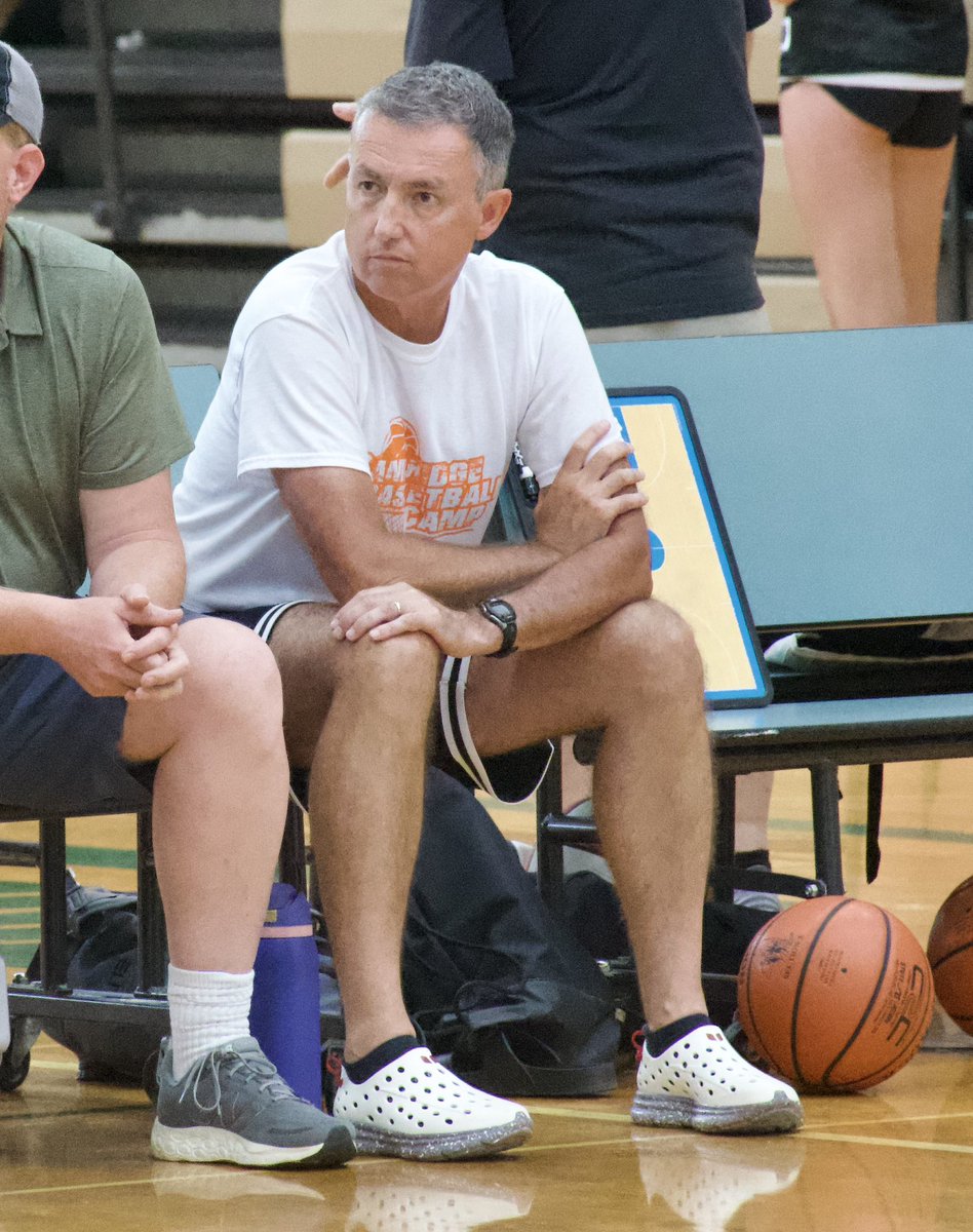 I came across a reason for showing up as soon as I walked in! Maybe just a one night special, but I got to see the inimitable <a href="/coachphill15/">Bob Phillips</a> back on the sidelines.

So for one night only… it’s #InBobWeTrust time again 🫡😂