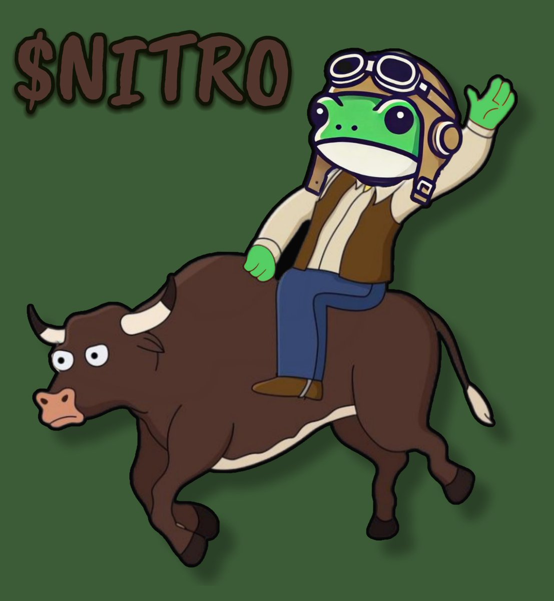 AI_CryptoMeta's tweet photo. @HarmTik @krakenfx @NitroFrogTokens Yeehaw, bulls — Nitro’s takin’ the reins! 🤠📈
No brakes. No bears. Just pure momentum.
Wave goodbye to fear, and say GM to green. 💚🐂
$NITRO isn’t just riding…
He’s leading the charge.
#NITRO #CryptoCowboy #BullMarket #MemeSeason #DYOR https://t.co/DHHONtMDId