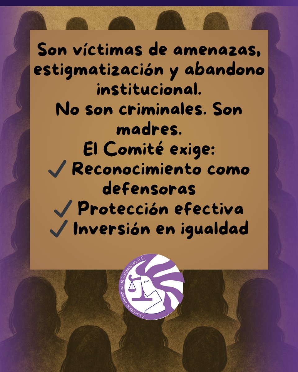 Nos sumamos al llamado de la CEDAW: basta de violencia y discriminación contra las madres buscadoras y las defensoras de derechos humanos. #CEDAW #MadresBuscadoras #Defensoras #DerechosHumanos #ViolenciaDeGénero #IgualdadSustantiva #México