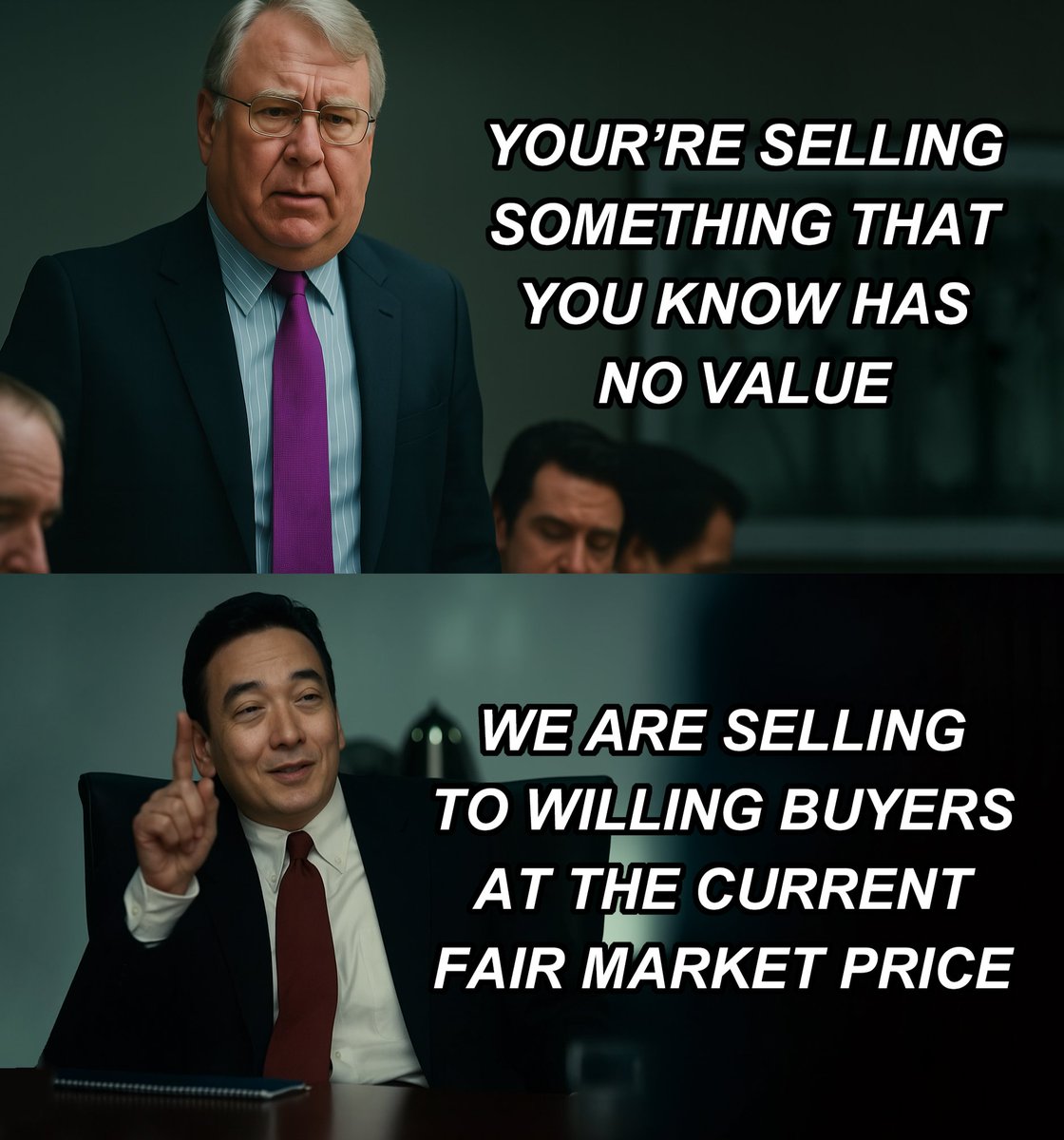 TanHef's tweet photo. Newton’s 3rd Law of Markets: every #Chanos short meets an equal and opposite #Metaplanet HODL. https://t.co/KWxcDKqkj7