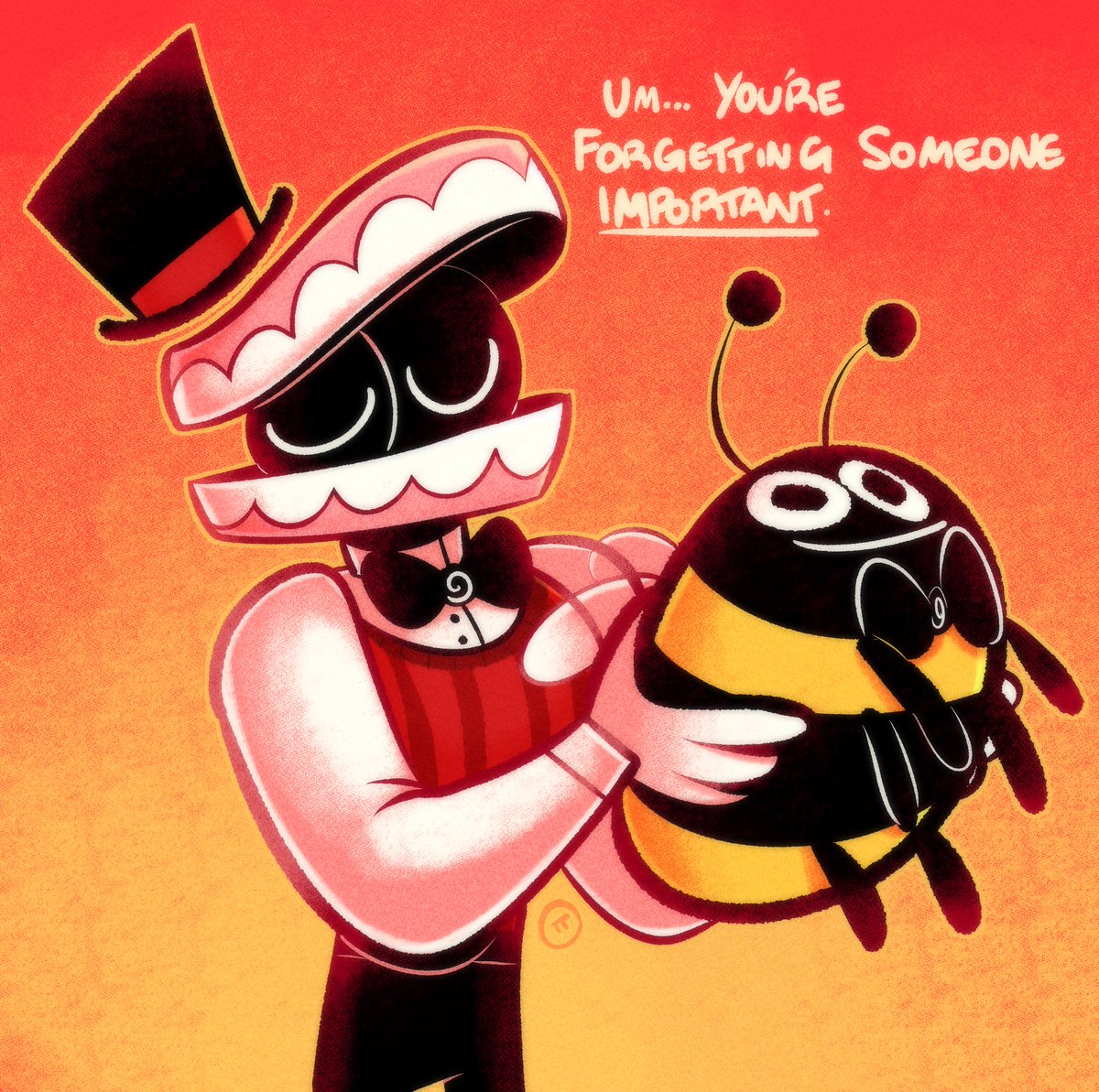 // tadc

he brought his bee plushie to dinner