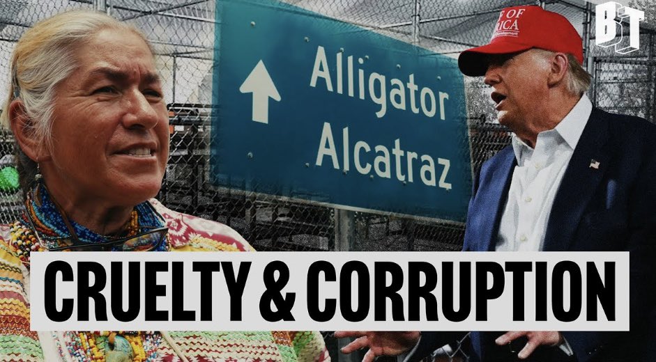 “‘Alligator Alcatraz is an Authoritarian Cash Grab’ — Floridians Expose Trump &amp; DeSantis Lies”

youtu.be/tKaBRc2IEdI?si…