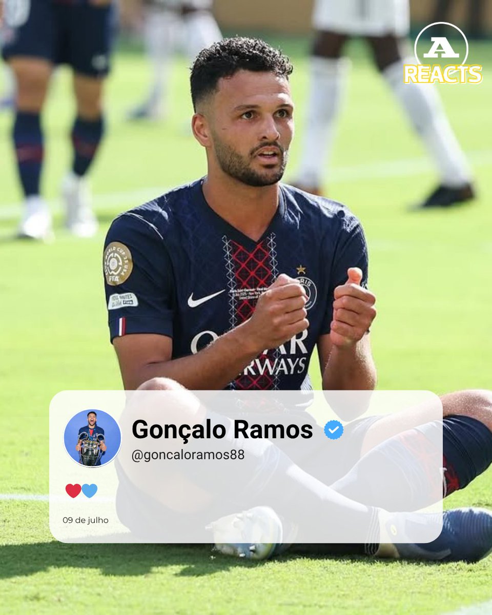 abolapt's tweet image. Gonçalo Ramos fechou o marcador no jogo que garantiu o lugar do PSG na final, e o seu festejo foi uma homenagem a Diogo Jota 🤍

#goncaloramos #diogojota