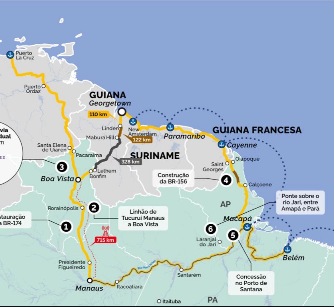 BlogdoCaioRocha's tweet image. Estive reunido com o embaixador da Guiana no Brasil, Compton Bourne, para avançarmos em pautas de cooperação técnica entre nossos países. A Guiana, por ser um país amazônico, reforça o alinhamento com as ações de preservação da biodiversidade e integração produtiva sustentável.