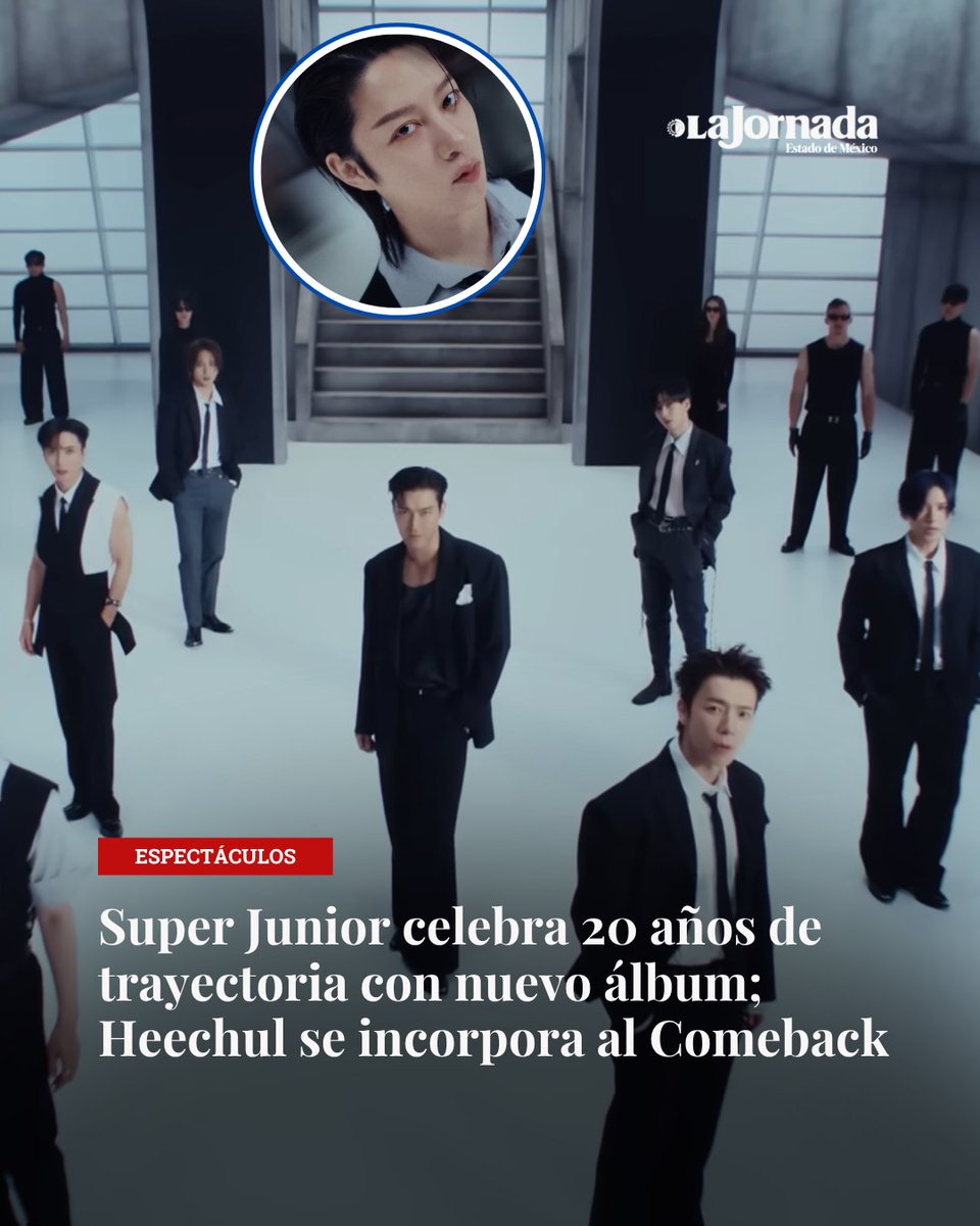 JornadaEdomex's tweet photo. 🔵 1 step, 2 step, 3 step 4 ¡Heechul regresa! 

Super Junior emociona a E.L.F. con nuevo álbum por su 20 aniversario, cuyo tema principal es #ExpressMode #SJ_20TH_EXPRESSMODE #슈주_20년째_익스프레스모드 #슈퍼주니어   

https://t.co/SRlFi6fRYE https://t.co/ZsOpKBgwh7