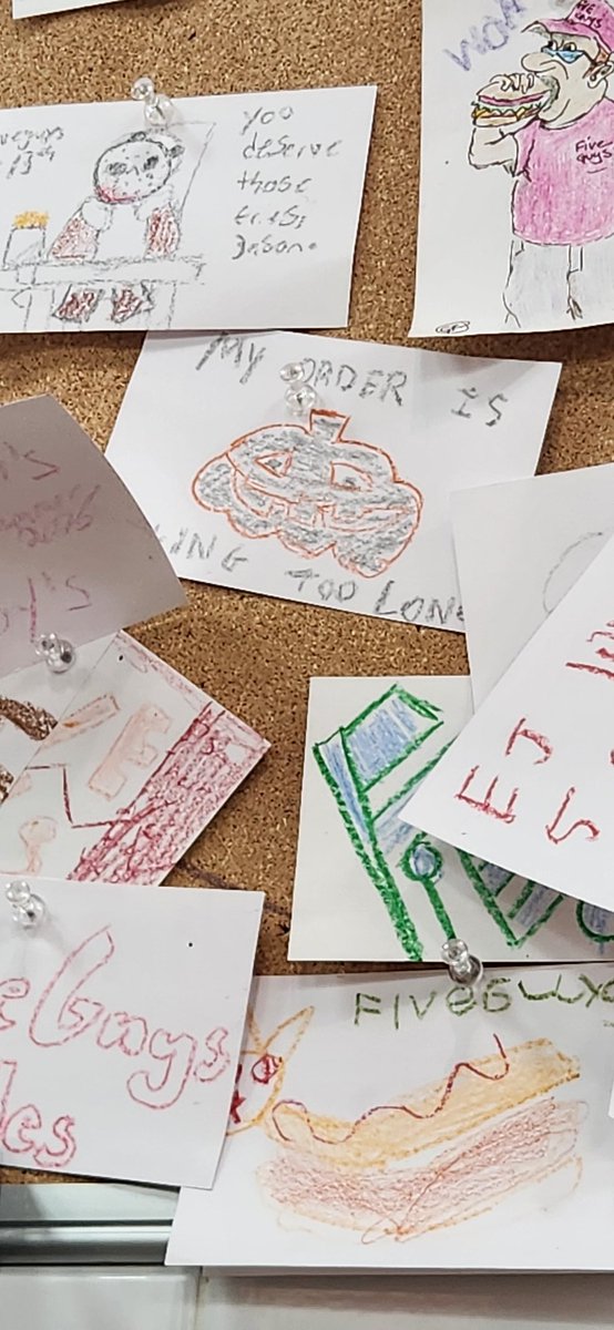 LOL LOOK WHOS AT FIVE GUYS