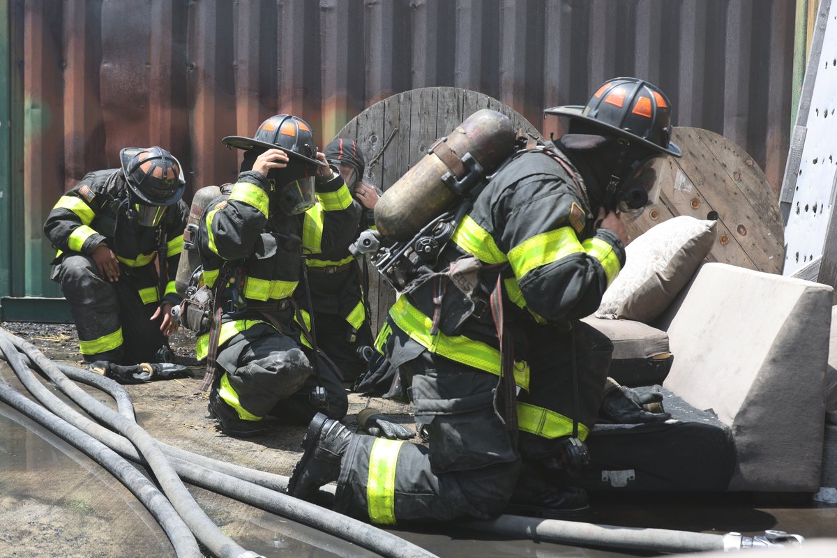 In just 9 days, members of #IFDRecruitClass90 will hit the streets as probationary firefighters after completing 28 weeks of #IFD Recruit Training.  We caught up with the class today at the Lebanon Fire Department Training Grounds where the recruits conducted Live Burns over the