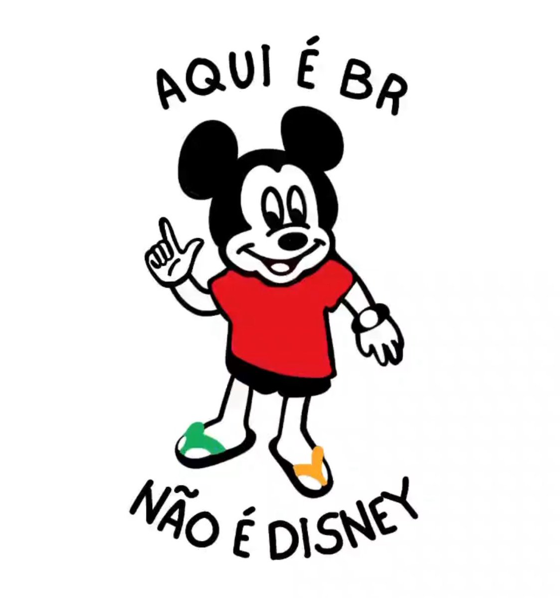 Aqui é Brasil, não é a Disney.