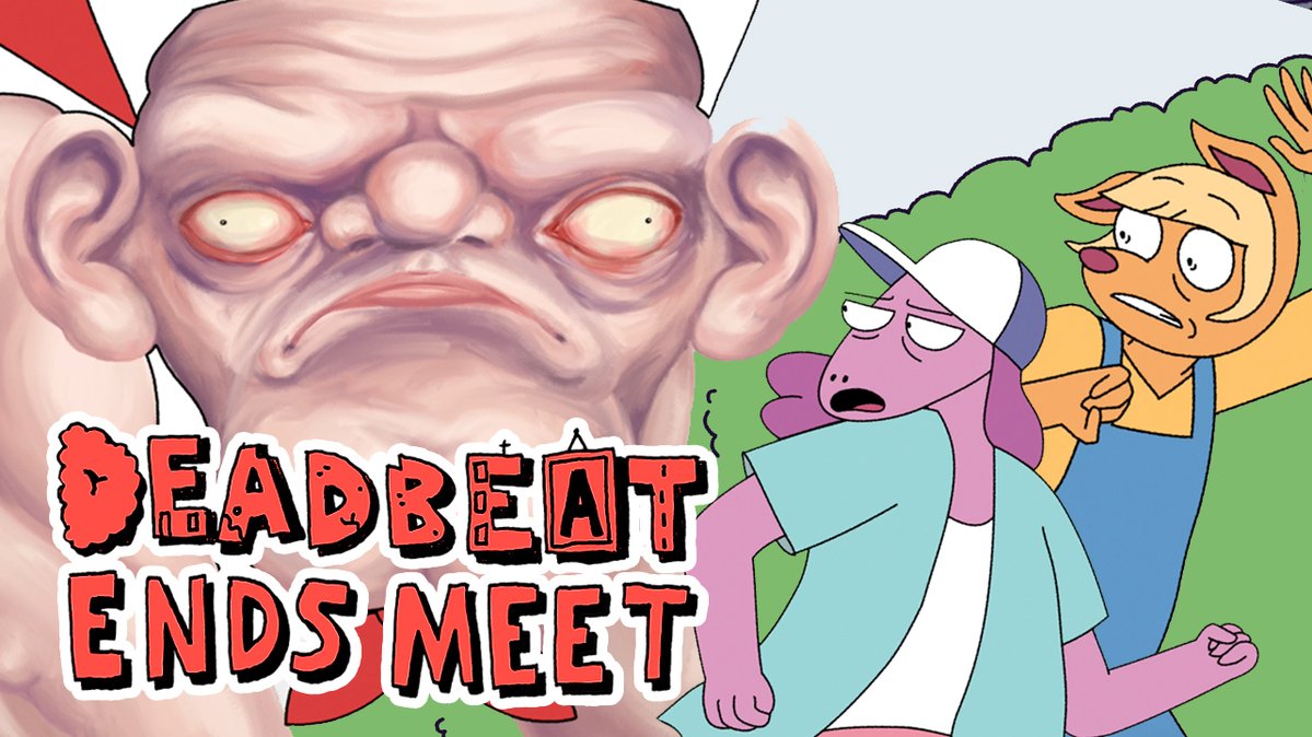 chrisatlatenite's tweet image. DEADBEAT ENDS MEET is now live on YouTube!
Created by the insanely talented Evie Hilliar. Featuring the voices of @charlottenicdao & @jacksontozer.
Supported by @ScreenAustralia & @wearevicscreen.
Animated in @ToonBoom Harmony. Cut in Final Cut Pro.
ltnt.tv/dbem