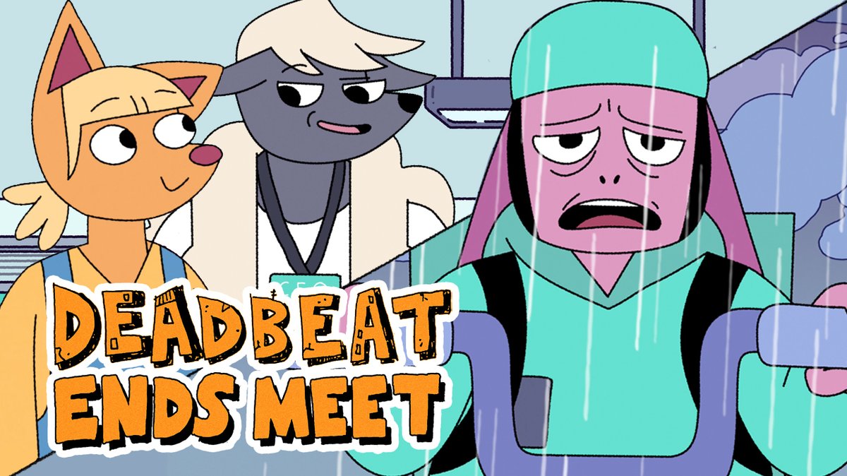 chrisatlatenite's tweet image. DEADBEAT ENDS MEET is now live on YouTube!
Created by the insanely talented Evie Hilliar. Featuring the voices of @charlottenicdao & @jacksontozer.
Supported by @ScreenAustralia & @wearevicscreen.
Animated in @ToonBoom Harmony. Cut in Final Cut Pro.
ltnt.tv/dbem
