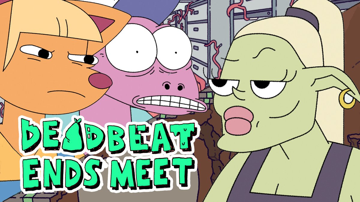 chrisatlatenite's tweet image. DEADBEAT ENDS MEET is now live on YouTube!
Created by the insanely talented Evie Hilliar. Featuring the voices of @charlottenicdao & @jacksontozer.
Supported by @ScreenAustralia & @wearevicscreen.
Animated in @ToonBoom Harmony. Cut in Final Cut Pro.
ltnt.tv/dbem