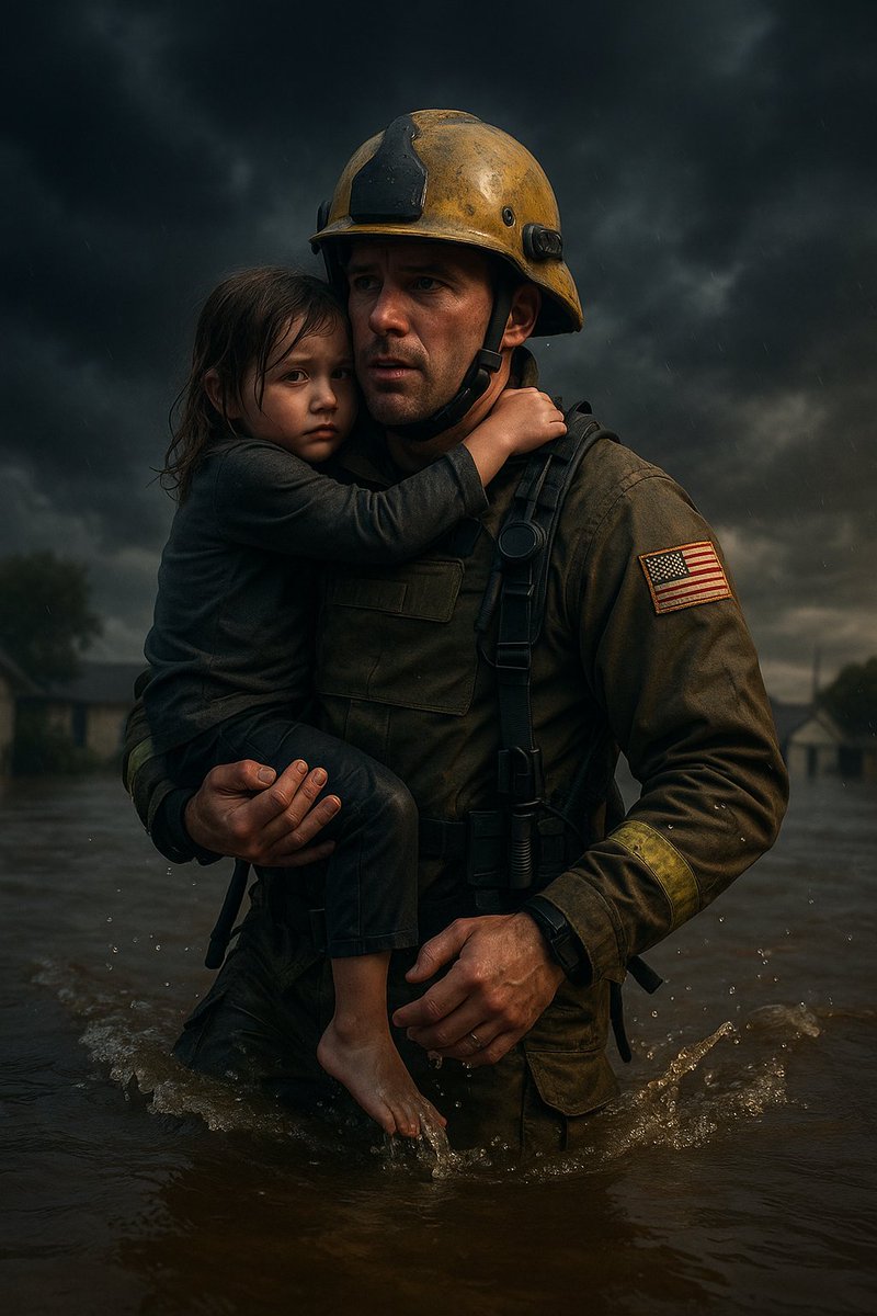 AiTools101's tweet photo. This is what a real hero looks like.
No cape. Just courage.

To everyone in Texas and New Mexico battling the floods — we're with you. 💔💪

#FloodRelief #TexasFloods #NewMexicoStrong #EverydayHeroes #FirstResponders #RealLifeHeroe https://t.co/H3i9bxyZxN