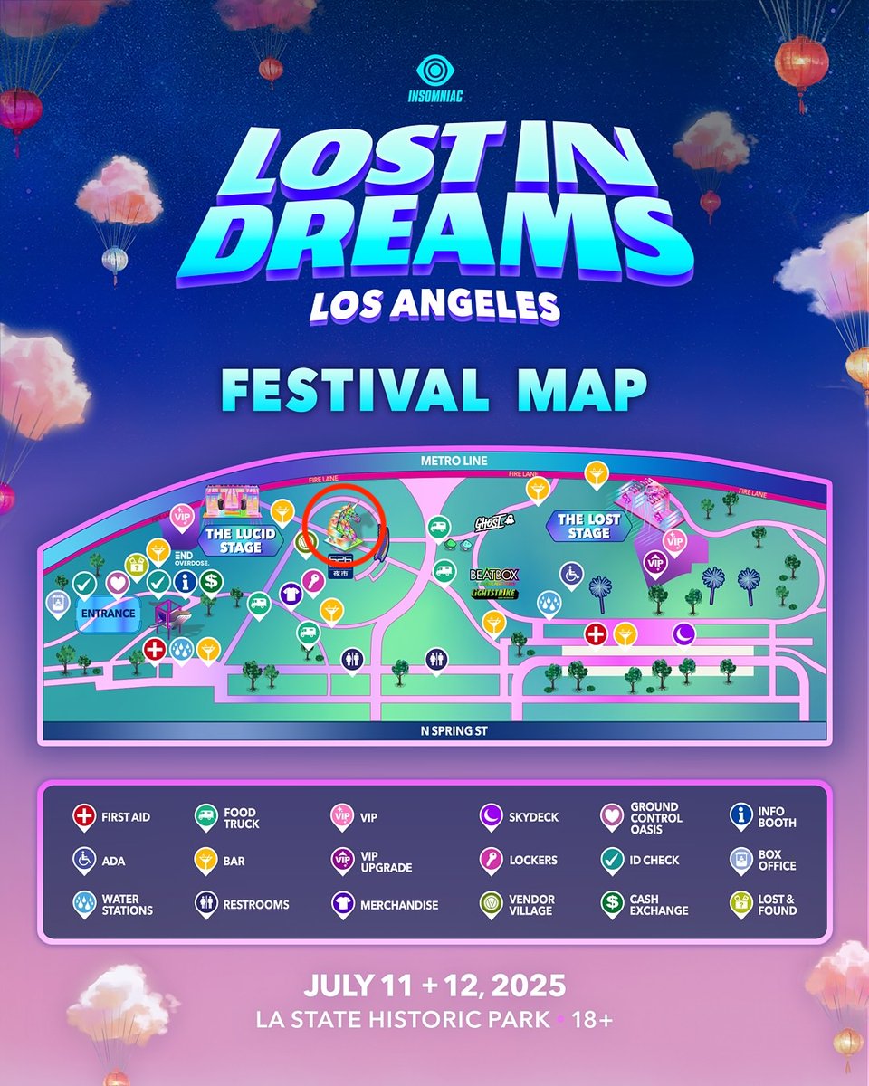Lost In Dreams fam, we're doing a joint meetup with <a href="/JasonRossOfc/">Jason Ross</a>' Atlas, <a href="/TrivectaMusic/">Trivecta</a> Tribe and Codex Leonis  Friday at 6 PM ✨ 

Meet at the unicorn art installation by the Lucid Stage and look out for the flags and some special artists 👀🦄