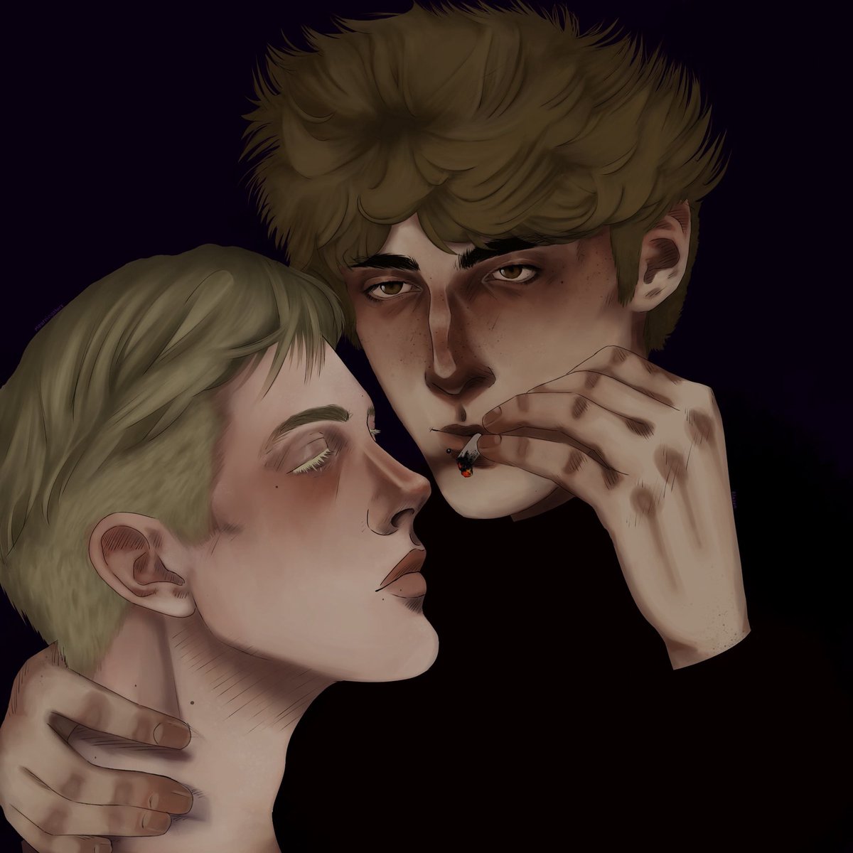Blazxen's tweet photo. Rosekiller I love Barty Crouch Jr. and Evan Rosier guys❤️
It’s probably my favorite marauders era ship https://t.co/HPAMlTbE3i