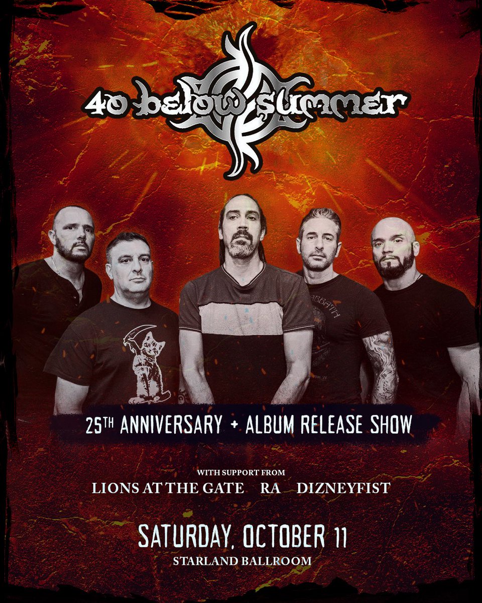 Starland Ballroom (@starlandnj) on Twitter photo New show 🚨 we’re celebrating 25 years of <a href="/40BelowOfficial/">40 Below Summer</a> plus new music on Saturday, October 12th with our pals at <a href="/WSOU/">WSOU 89.5 FM</a> 🗣️ tickets go on sale this Friday at 10am, or snag presale tickets tomorrow at 10am with code: JERSEY New show 🚨 we’re celebrating 25 years of <a href="/40BelowOfficial/">40 Below Summer</a> plus new music on Saturday, October 12th with our pals at <a href="/WSOU/">WSOU 89.5 FM</a> 🗣️ tickets go on sale this Friday at 10am, or snag presale tickets tomorrow at 10am with code: JERSEY