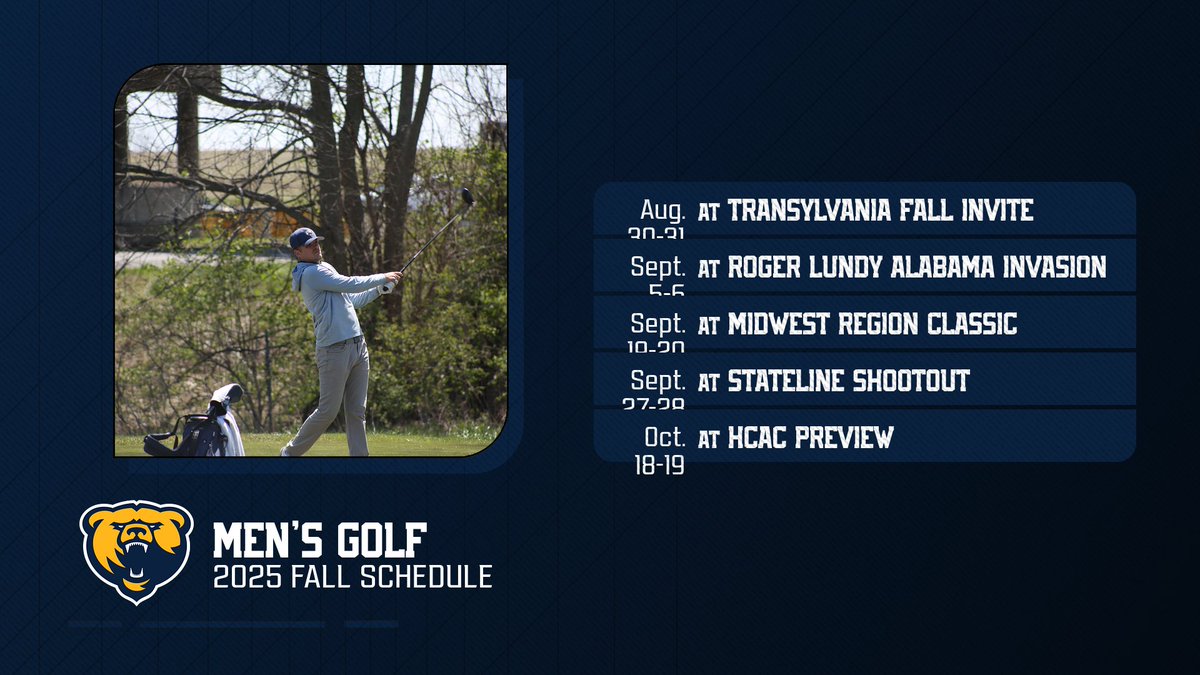 FCGrizAthletics's tweet image. The Franklin College men's golf team will begin its 2025 fall season on Aug. 30 ... visit our athletic home page for more info.