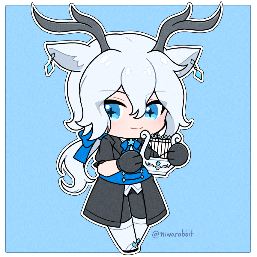 art fight chibi #3 for <a href="/SaitalFox/">💙Saital ✨@ dreaming 🌙</a> 
#artfight2025