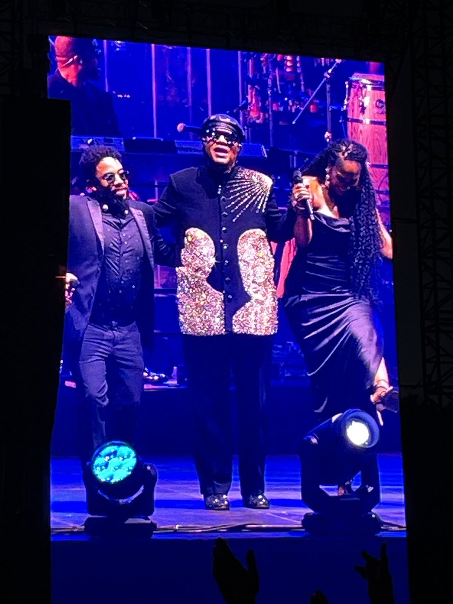 SianLMiles's tweet photo. What an amazing evening seeing @StevieWonder in Cardiff. What a superstar ⭐️a memory to treasure forever ❤️ https://t.co/IZDKM72GTt