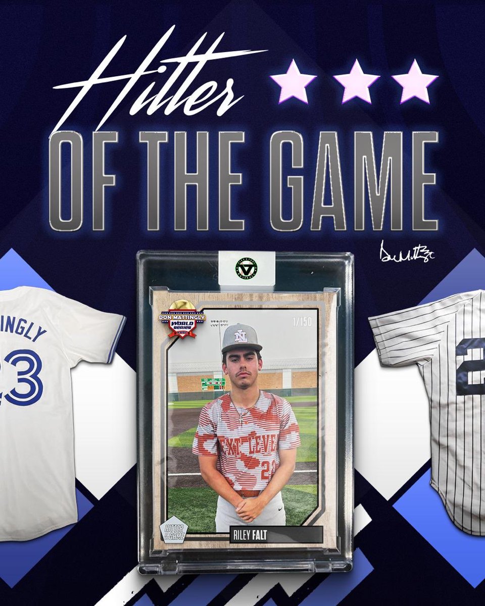 #MattinglyWS F: <a href="/NextlevelOC/">Next Level Baseball</a> 2027 14, Ft. Worth Cats White 0
PoG: <a href="/Eli_Rubel05/">Eli Rubel</a> 2-2, 3B, 4 RBI, 2R, BB
Hitter: Riley Falt 2-3, 3 RBI