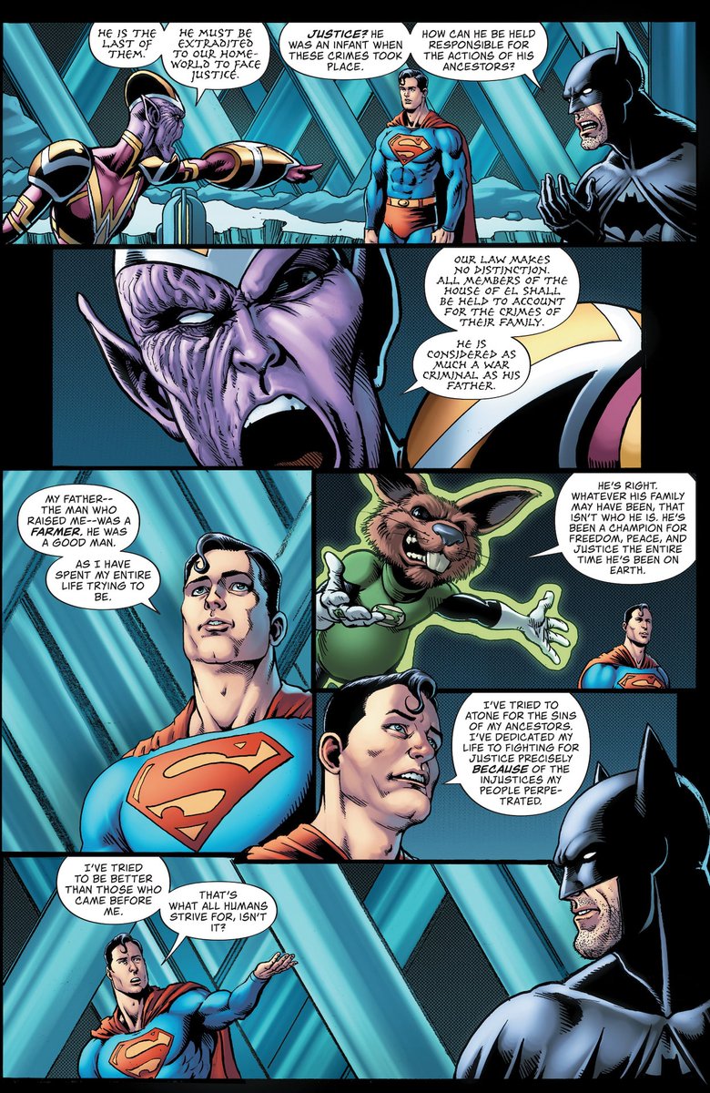 Dezeus_D's tweet image. So Jor-El & Kryptonians really are invaders and war criminals huh? Not sure why James Gunn went in this direction, guess he wanted Superman past to be different from his other iterations. Wonder what Batman & others think of jor-el message. Jor-El was bad in a lot of comics I see