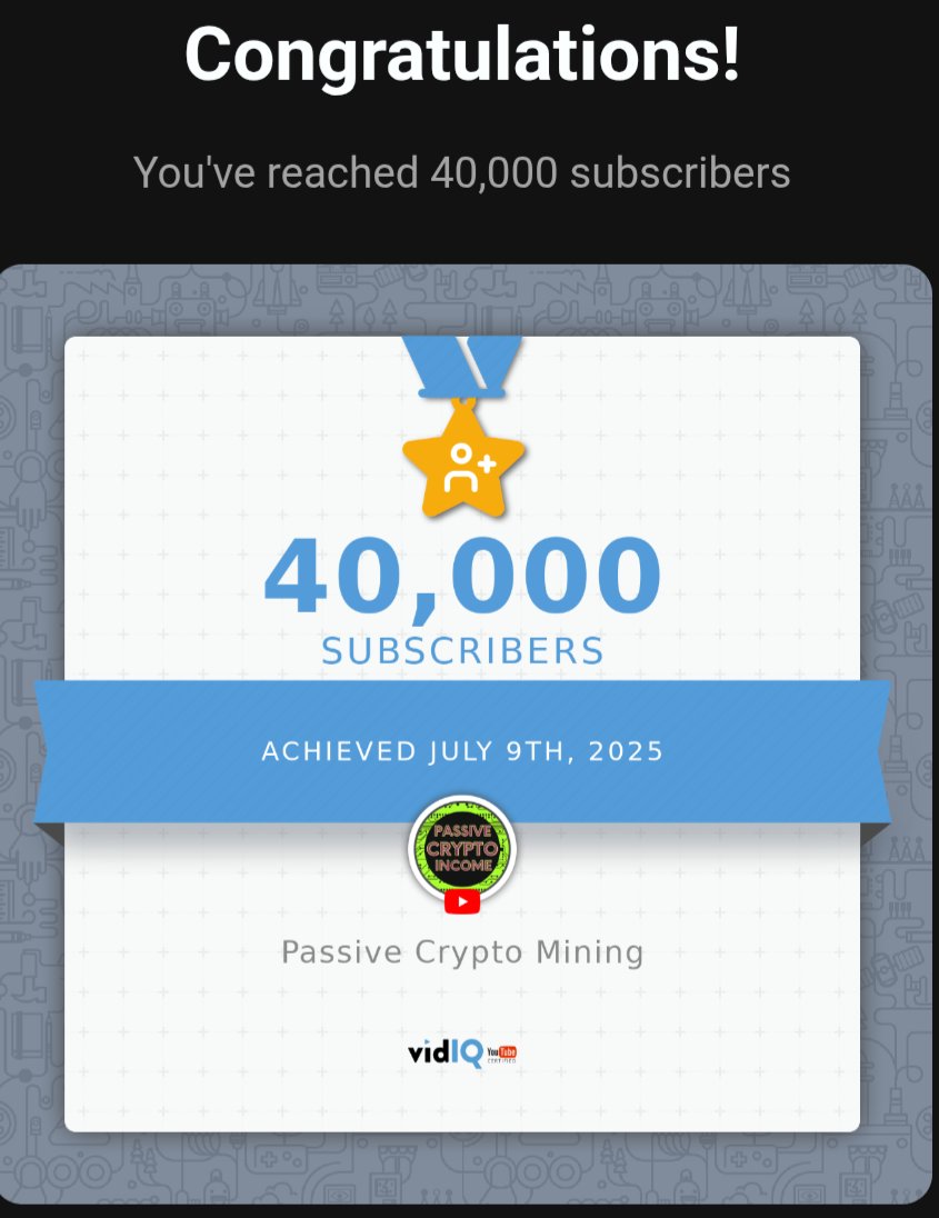 Passive Crypto Income | #Token2049 Dubai (@passivecryptom) on Twitter photo Super humbled To get this achievement today 🎉
What should I do to celebrate it? 
If it's a giveaway it has to be epic Super humbled To get this achievement today 🎉
What should I do to celebrate it? 
If it's a giveaway it has to be epic