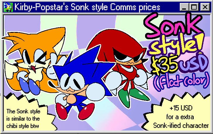 Kirby_Popstar_'s tweet image. Hi! Commissions are now open for this month! (July and August) Check out the info and send me a DM if you're interested :) ✉️ If the list is full, I can put your name on the waiting list for the next commissions slots. #commsopen #SonicTheHedgehog #commissionsopen #SonkRom