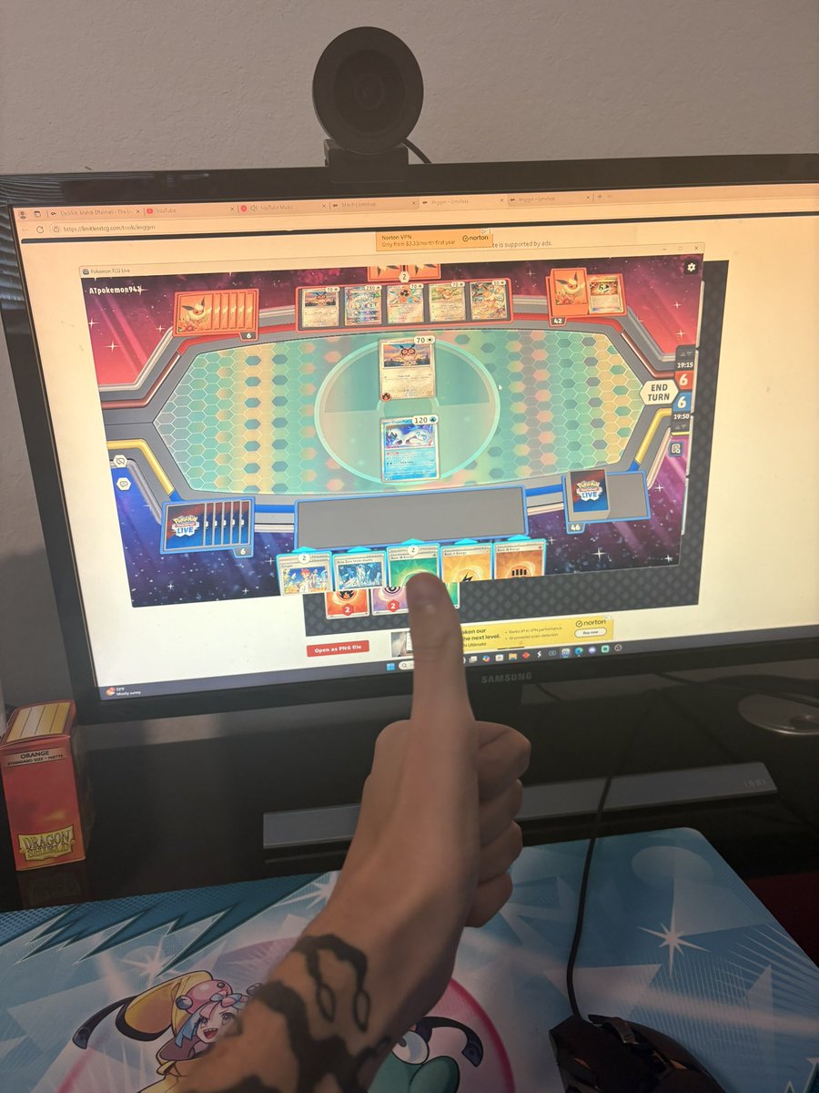 I will not be going undefeated in the tournament chat