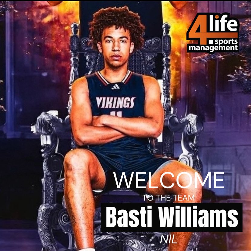 4 Life Sports Management (@4lifesportsman1) on Twitter photo We welcome <a href="/BastiWilliams11/">Basti Williams</a> to the team. The 6-4 NYC guard will begin his college career at <a href="/wvc_mbb/">West Valley College MBB</a> in California. Williams is an excellent floor general that shoots the 3-ball with strong accuracy! Williams is from the #teammegawildcats NYC program. We welcome <a href="/BastiWilliams11/">Basti Williams</a> to the team. The 6-4 NYC guard will begin his college career at <a href="/wvc_mbb/">West Valley College MBB</a> in California. Williams is an excellent floor general that shoots the 3-ball with strong accuracy! Williams is from the #teammegawildcats NYC program.