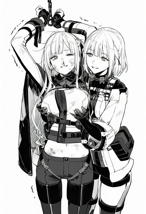 AK-12 and RPK-16 (1/2) Requested / リクエスト See the rest on Discord. #ドールズフロントライン #ドルフロ #GirlsFrontline