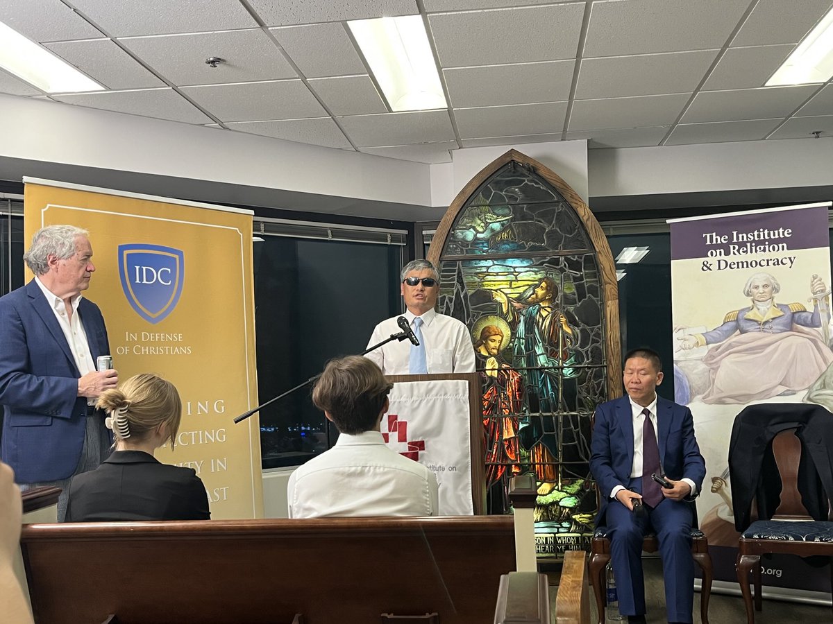 Sean Nelson (@sean_adfintl) on Twitter photo Tonight was blessed to attend an <a href="/TheIRD/">IRD</a> event w <a href="/iguangcheng/">陈光诚 Guangcheng Chen</a> & <a href="/BobFu4China/">Bob Fu 傅希秋</a> where they shared the brutal practices of the Chinese CCP & detailed the life of great human rights lawyer Gao Zhisheng, now disappeared almost 8 years.
Where is Gao Zhisheng? Tonight was blessed to attend an <a href="/TheIRD/">IRD</a> event w <a href="/iguangcheng/">陈光诚 Guangcheng Chen</a> & <a href="/BobFu4China/">Bob Fu 傅希秋</a> where they shared the brutal practices of the Chinese CCP & detailed the life of great human rights lawyer Gao Zhisheng, now disappeared almost 8 years.
Where is Gao Zhisheng?