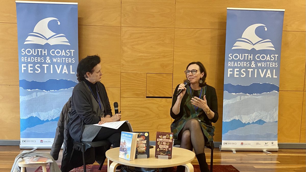 The Highlight of the South Coast Writers Festival - listening to Pip Williams author of the #Dictionary of #LostWords 🤩