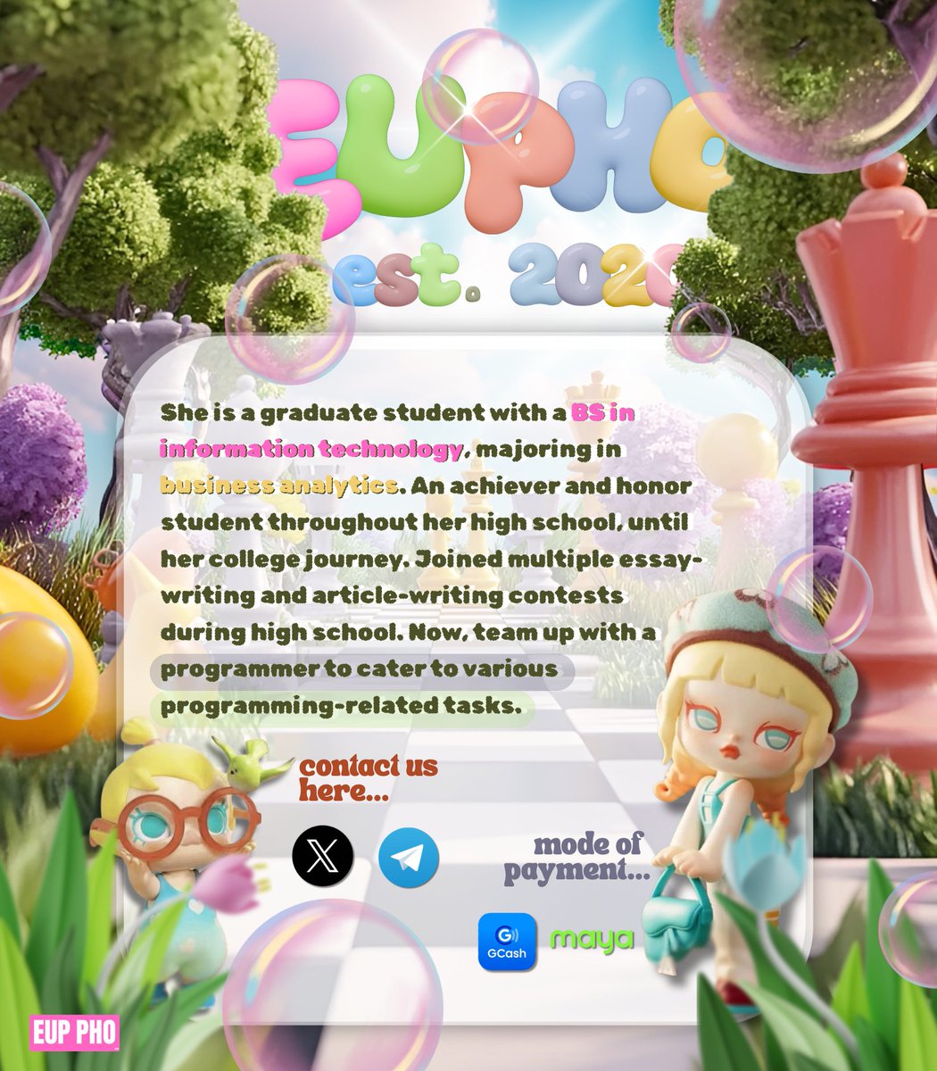 eupho୨୧ — OPEN! research thesis programming comms tweet media