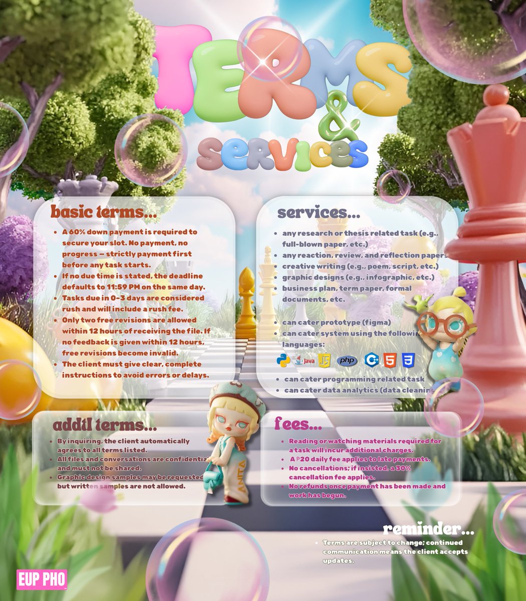 eupho୨୧ — OPEN! research thesis programming comms tweet media