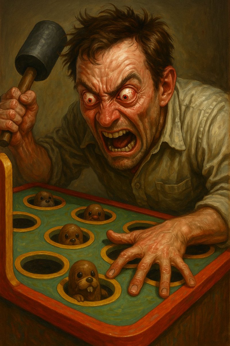 DANKCHAINS's tweet image. Me on this hellsite, furiously blocking slop/porn/bot accounts.