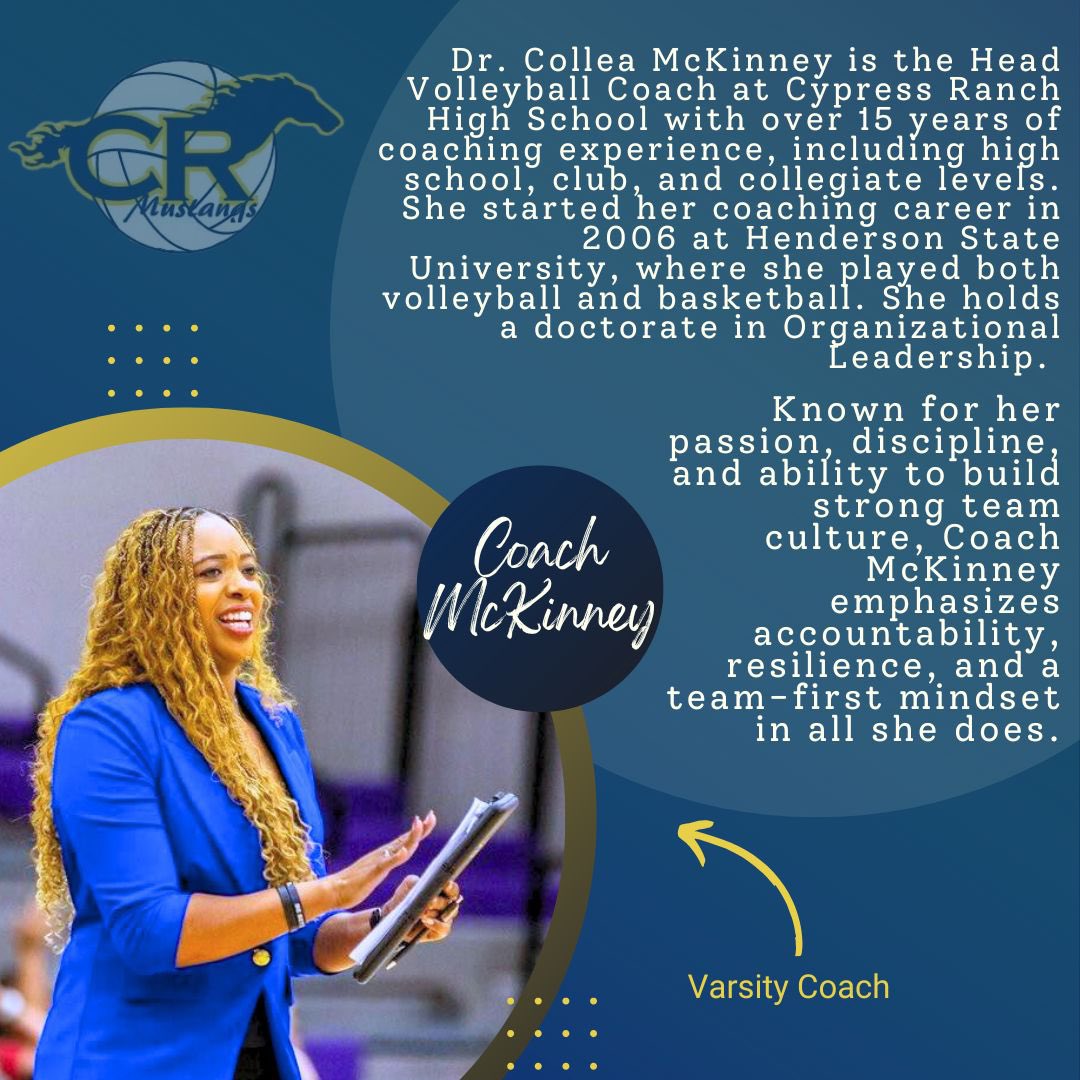 CyRanchVball's tweet image. We are excited to announce this season’s coaching staff! Each coach brings passion, experience, and a commitment to excellence that will guide our athletes to new heights. Let’s get to work, Mustangs!