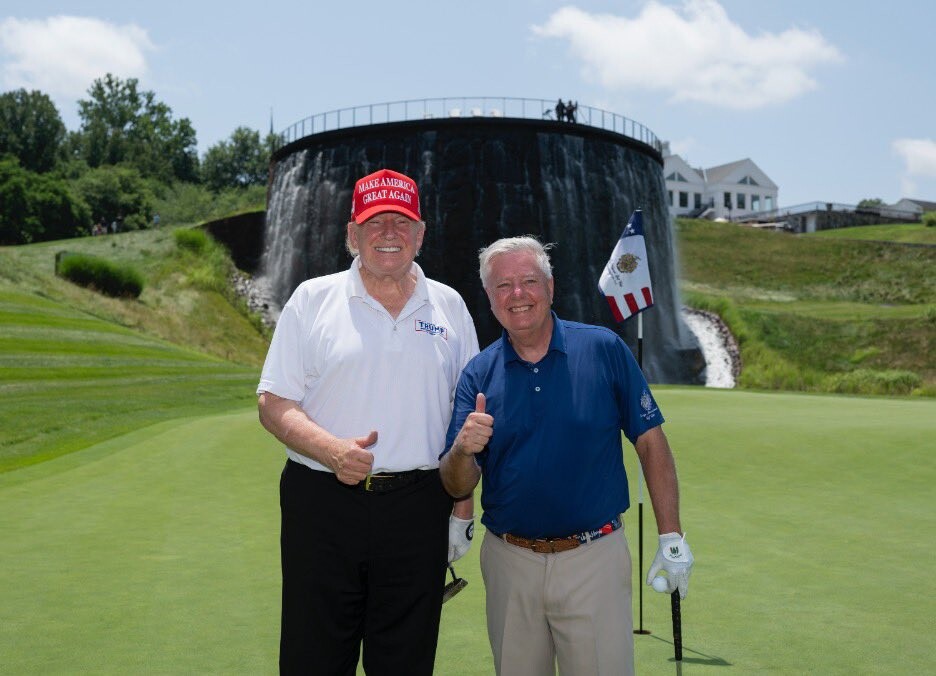 HAPPY BIRTHDAY TO SENATOR LINDSEY GRAHAM! He is always there when I need him, and I hope everyone in the Great State of South Carolina will help Lindsey have a BIG WIN in his Re-Election bid next year. MAKE AMERICA GREAT AGAIN!