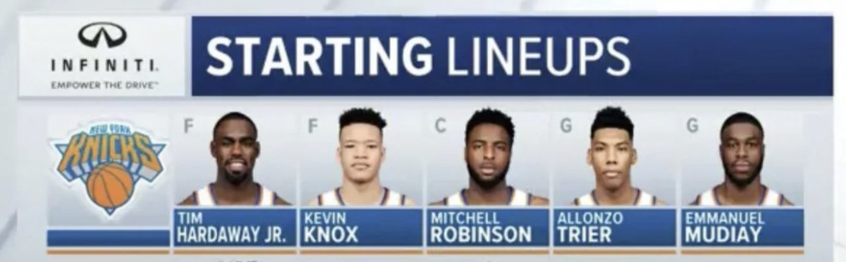 Knicks fans, we really came from the trenches.