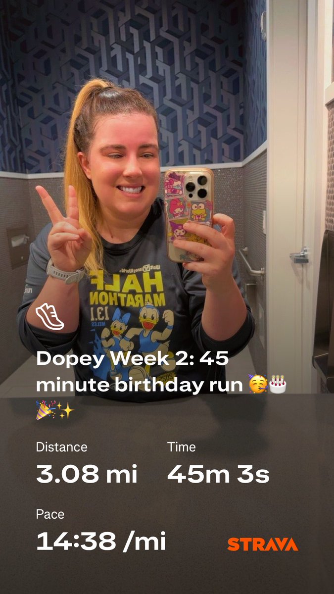 PancakeXcat's tweet image. Here’s to another successful rotation around the sun and a really good birthday run! Also here’s to the second week of Dopey training! 🥳🎂🫶❤️🎉