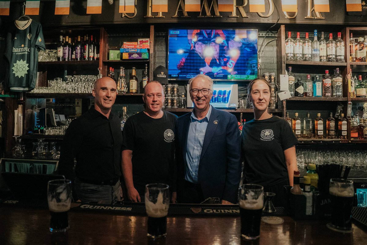 JohnRustad4BC's tweet image. Great to connect with supporters and small business owners in Vancouver, community members in Richmond, and stop for pint with some new and old friends!