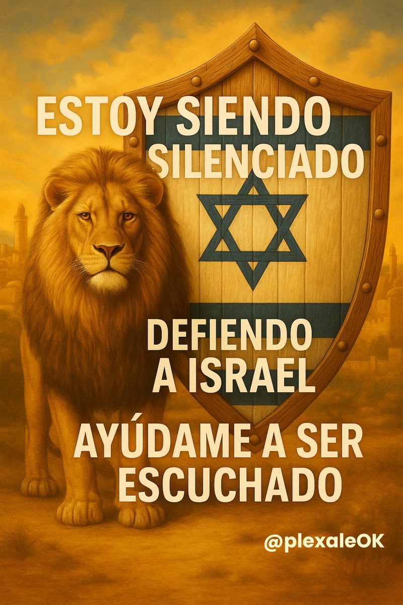 Yo solo te voy a pedir que me sigas apoyando. 
Y si ya lo haces, que no me sueltes.

Es muy difícil solo, contra el inexplicable algoritmo y contra miles que odian.

Ayúdame a ser escuchado 
Juntos somos más fuertes.

Gracias 🙏🏻🇮🇱💙