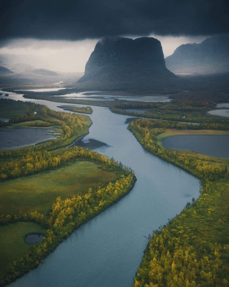 A stunning view from Sarek National park Sweden