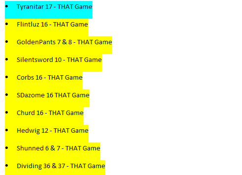 You'll never guess WHICH match this is about...

(This one game is gonna take like 30mins of runtime by itself... help me)