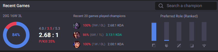Nice, was trying to get 100% wr in last 20 and the client bug happened and ruined the run.