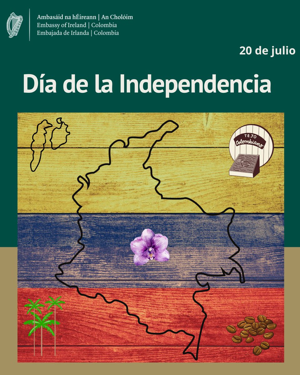 ¡Feliz Día de la Independencia Colombia! 📷Celebramos las particularidades de este hermoso país. Caracterizado por sus carnavales y festivales. Reconocido por su café,  tener las palmas de cera más altas del mundo, la orquídea como flor nacional y el tejo como deporte nacional.